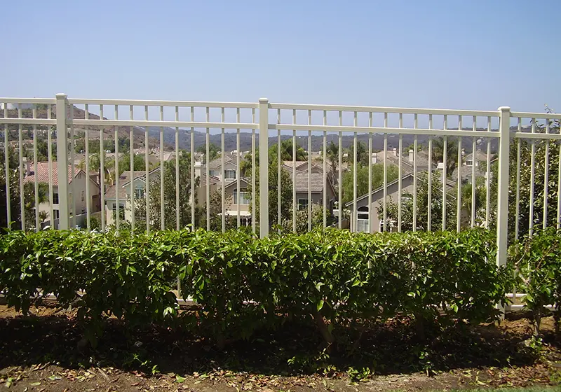 Flat Top White Aluminum Fence near Aliso Viejo, CA