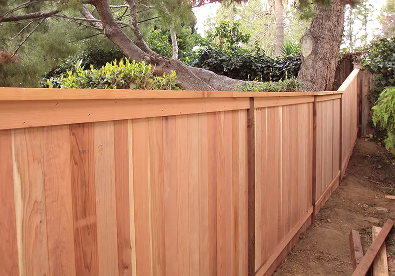 Modern Wooden Fence Installation Company Tustin