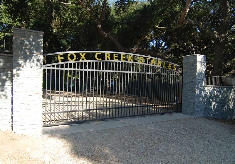 High Security Aluminum Gate installation in Placentia