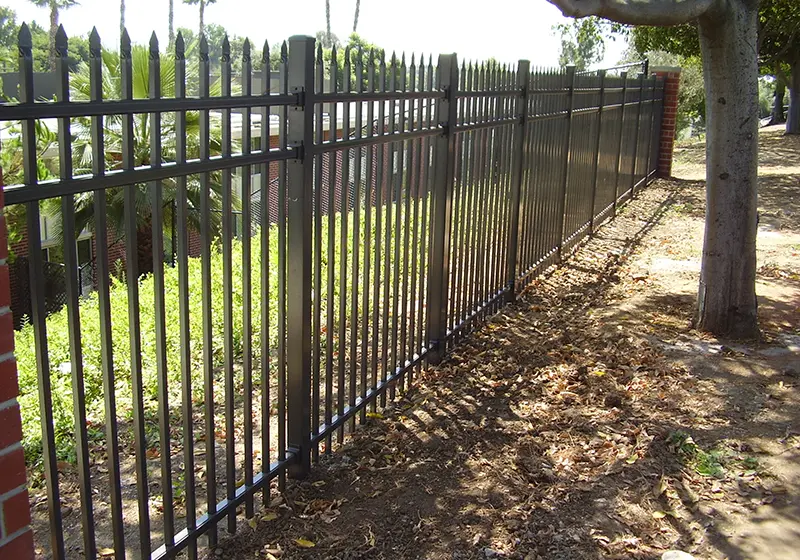 Spear Top Aluminum Fence in Orange County, CA