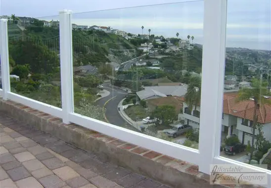Modern Wrought Iron Balcony Glass Railing Santa Ana