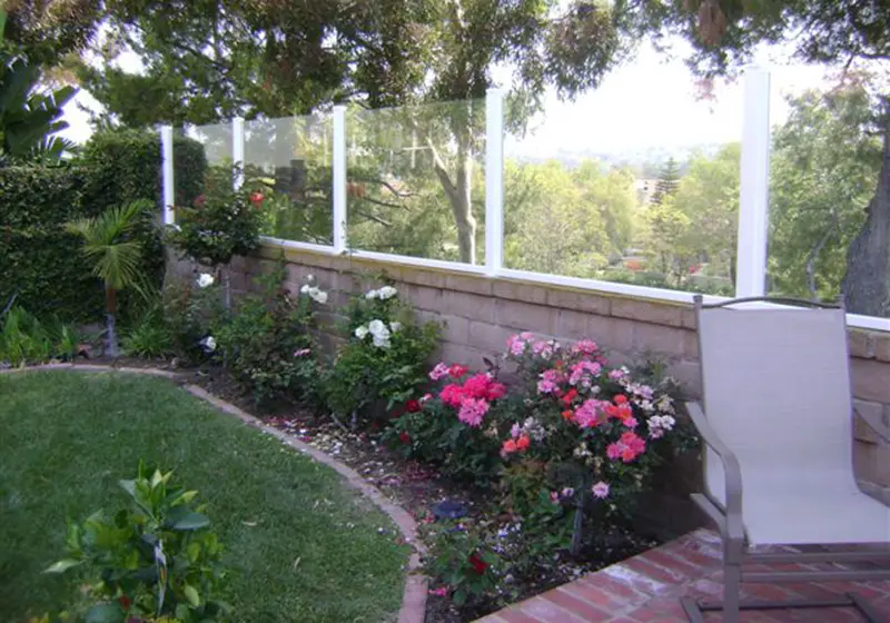 Glass Fencing Garden Grove