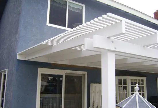 Solid & Lattice Residential Patio Cover in Riverside