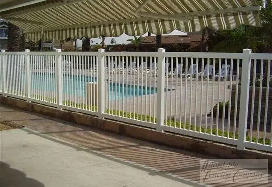 Custom Pool Vinyl Fencing Enclosure for Your Home